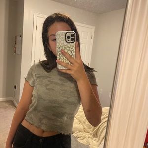 Camo American Eagle shirt